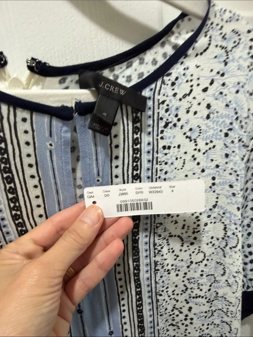 J. Crew lightweight printed